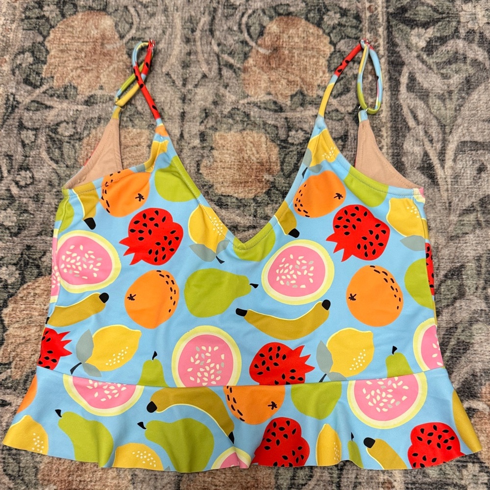 Kortni Jeane Colorful Fruit Bikini Top